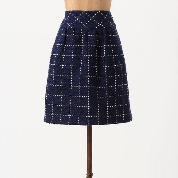 Anthropologie Dresses & Skirts - Anthropologie Maeve Converging Bits Wool Skirt